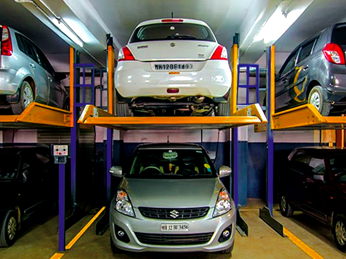 Stack parking for a residential society in Mumbai
